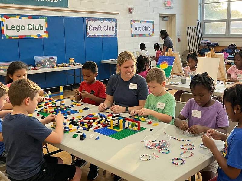 Children in classroom