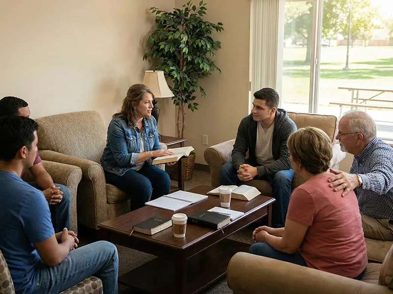 Support group meeting