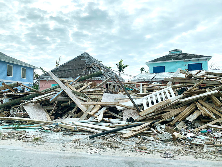 building collapse disaster relief bahamas