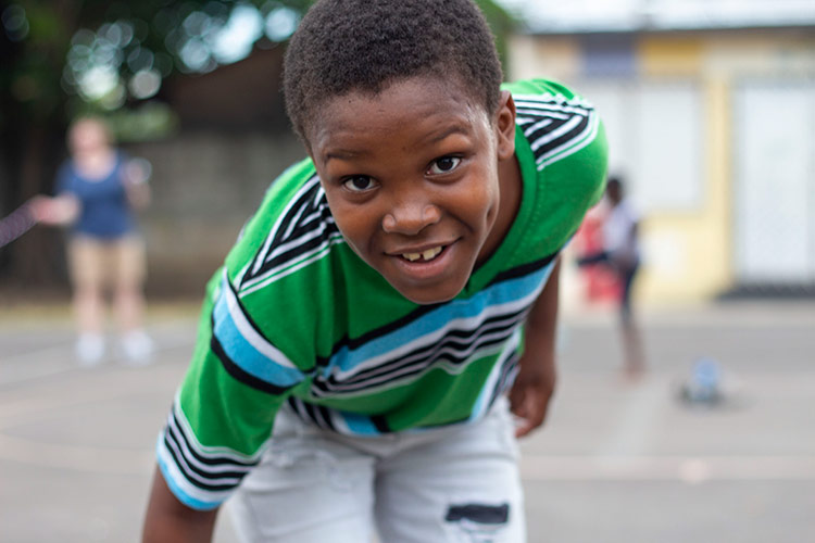 child in Jamaica